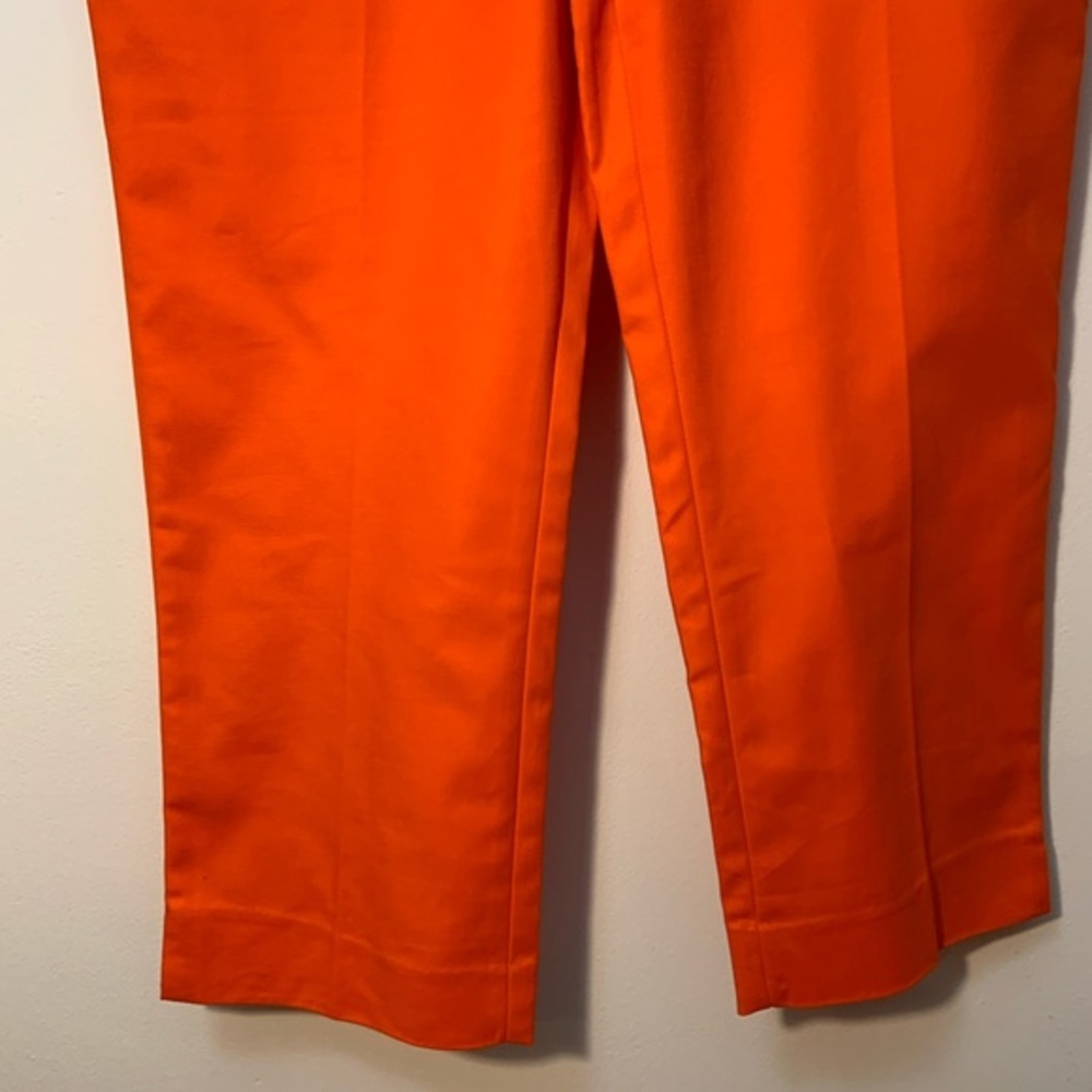 Grace Elements Orange Cotton Spandex Cropped Pant… - image 4